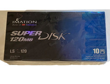 NEW Imation SuperDisk LS-120 120MB 10 Disks Factory Sealed picture
