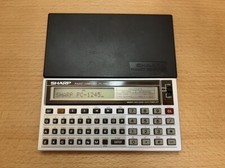 Used SHARP Pocket Computer PC-1245 Electronic Calculator Tested Working picture