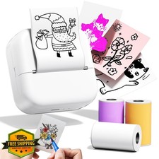 Ponek Mini Sticker Printer, Mini Thermal Sticker Printer M02X, Stickers Maker... picture