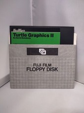 Turtle Graphics II for Commodore 64 HesWare Software Floppy Disk 1984 picture