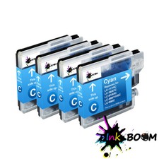 4 Cyan Ink Cartridge fits Brother LC61 MFC-J630W MFC-5895CW DCP-165C DCP-J515W picture