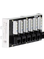 Legrand Onq Home Theater Patch Panel 6 Port Interface Module Cat 6a Network &1 picture