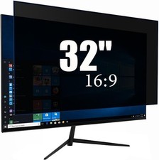 32 Inch Computer Monitor Privacy Screen, Blue Light Filter | Anti-Glare Shield picture
