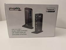 Plugable USB 3.1 USB-C Dual  DP/HDMI 4K Docking Station UD-6950Z BNIB SEALED picture