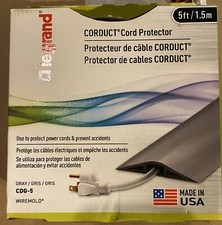 Legrand Corduct 1/2 in. D X 5 ft. L Cord Protector 1 pk picture