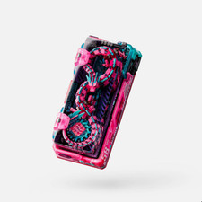 🔥Dwarf Factory Mc Long Mecha Artisan Keycap 2.25U - Aqua Kunzite-Sold out HTF🔥 picture