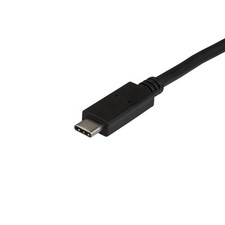 StarTech.com USB to C Cable - 1.6 ft / 0.5m - M/M - 3.1 0.5 m, Black picture