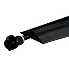 Checkers Cable Protector, 1-3/8 in H, 5 ft L, 5-3/4 in W, 1 Channel, Rubber, picture