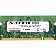 2GB DDR2 PC2-5300 SODIMM Replacement for Crucial CT25664AC667 Laptop Memory RAM picture