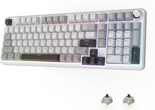 LinkerFoo LF102R3 Full Size Mechanical Keyboard, Wireless Gaming Hot Swappable picture