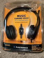 Plantronics Audio 355 Black Headband Headsets - New picture