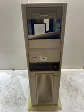 Huge Full Size Beige Vintage Retro AT Computer Case picture