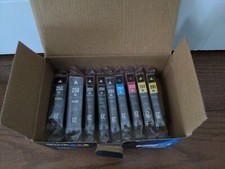 Lots of 12 EZ Ink Cartridges 250 XL 251 XL Black Cyan Magenta Yellow for Canon picture