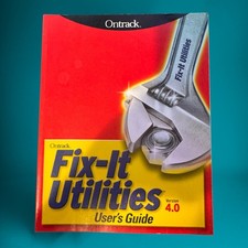 Ontrack Fix-It Utilities Users Guide Version 4.0 PC Repair Manual Only 2001 picture