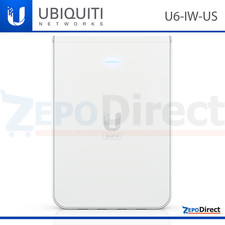 Ubiquiti UniFi WiFi 6 Wireless In Wall Access Point & 4 Port Switch U6-IW-US picture