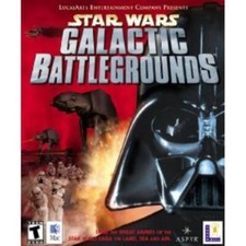 Star Wars Galactic Battlegrounds MAC CD guide Rebel Alliance or Empire RTS game picture