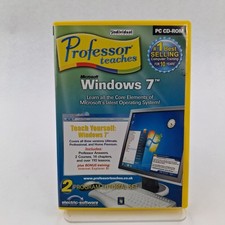 Professor Teaches Microsoft Windows 7 PC CD-ROM Tutorial Training Software picture