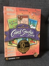 Hallmark Card Studio 2004 PC CD create personalized greetings images fonts frame picture