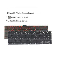 Teclado Español / LA For MSI MS-17F1 MS-17F2 MS-17F3 MS-17F4 MS-17FK Backlit picture