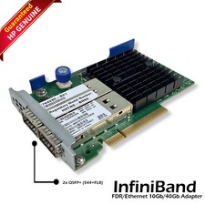 HP InfiniBand FDR 2-Port 10GB/40GB 544+FLR QSFP 764618-001 764285-B21 764737-001 picture