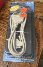Genuine IBM Bi-Directional IEEE 1284 6' Printer Cable NEW SEALED NOS FAST SHIP picture