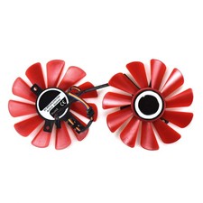 2pcs 87mm Fan Replacement for XFX RX 570 RX 580 RS GPU Cooling 4 Pin picture