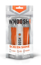 WHOOSH Tech Hygiene 3.4 OZ Screen Cleaner w/ Microfiber Cloth - Orange - RETAIL picture