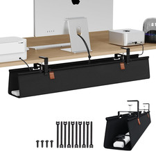 No Drill under Desk Cable Management Tray 30