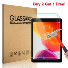Premium Tempered Glass Screen Protector For Apple iPad 8th Generation 10.2