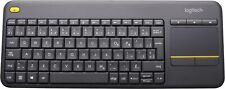 Logitech K400 Plus Wireless Touch Keyboard - Black (French Canadian Layout) picture