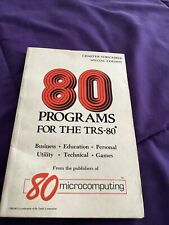 80 Programs for the TRS-80 Book picture