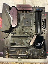ASUS ROG Strix X370-F Gaming AM4 AMD ATX DDR4 Motherboard w/ I/O Shield -working picture
