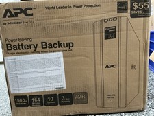 APC Back-UPS Pro 1500 (BR1500G) 1500VA 865W 10 Outlets UPS Black (NEW SEALED) picture
