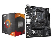 Micro Center AMD Ryzen 5 5500 Desktop Processor with Gigabyte A520M S2H Micro... picture