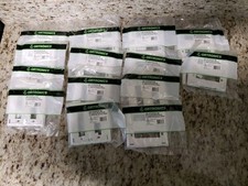Ortronics 40300555 88 FP TracJack  faceplate, dual gang, 6-port, White 14 Lot picture