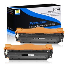 2x CE410X 305X Black Toner Cartridge for HP LaserJet Pro 300 color MFP M375nw picture