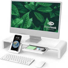 Monitor Stand Riser, Klearlook Foldable, Height Adjustable Computer Stand, Desk picture
