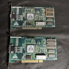 Orchid Kelvin 64-PCI Vintage PCI Graphics Cards Lot of 2 Appear Unused Untested picture