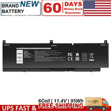 PKWVM Battery For Dell Precision 7750 7760 7550 7560 68ND3 0CR72X P93F 95Wh picture