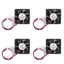 4Pcs DC Brushless Cooling PC Computer Fan 12V 5015B 50x50x15mm 0.14A 2 Pin Wire picture