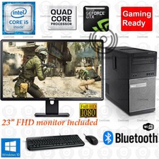 Fortnite GTA COD Gaming PC Desktop Computer Core i5 8GB 1TB 23