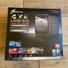 NEW Mediasonic ProBox HF2-SU3S3 4-Bay 3.5in SATA Enclosure USB/eSATA(OPEN BOX) picture
