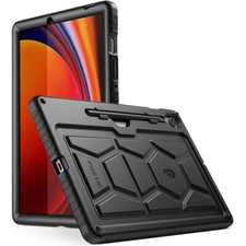 For Galaxy Tab S10 FE / S9 FE / S10 LITE Case Poetic Silicone Cover Black picture