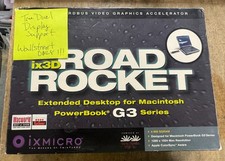 ixmicro ix3D ROAD ROCKET for Macintosh PowerBook Wallstreet RARE picture