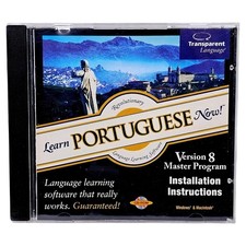 Learn Portuguese Now Version 8 Master Program CD-ROM Transparent Language PC picture