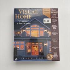 Visual Home by Sierra Home - Vintage 1998 Windows 95 CD-ROM PC 486 New & Sealed picture