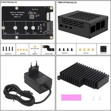 X1002 PCIe to M.2 NVMe SSD Expansion Board + Case + Passive Heatsink + Power my2 picture