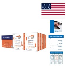 Sustainable 20 lb Multipurpose Copy Paper - 5000 Sheets, Smooth Finish, USA Made picture