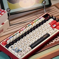 pokemon  Anime  PBT Keycaps 130 Keys Set For Mechanical Keyboard MOA ver. picture