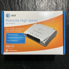 Motorola High Speed  DSL Modem MSTATEA 2210-02-1022 AT&T Internet w/ Accessories picture